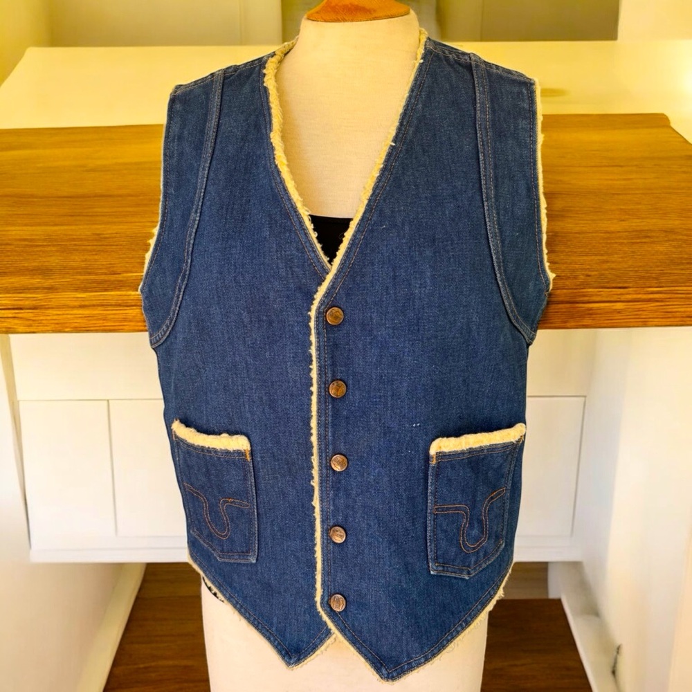 NEW: Big Smith vintage outerwear denim Vest